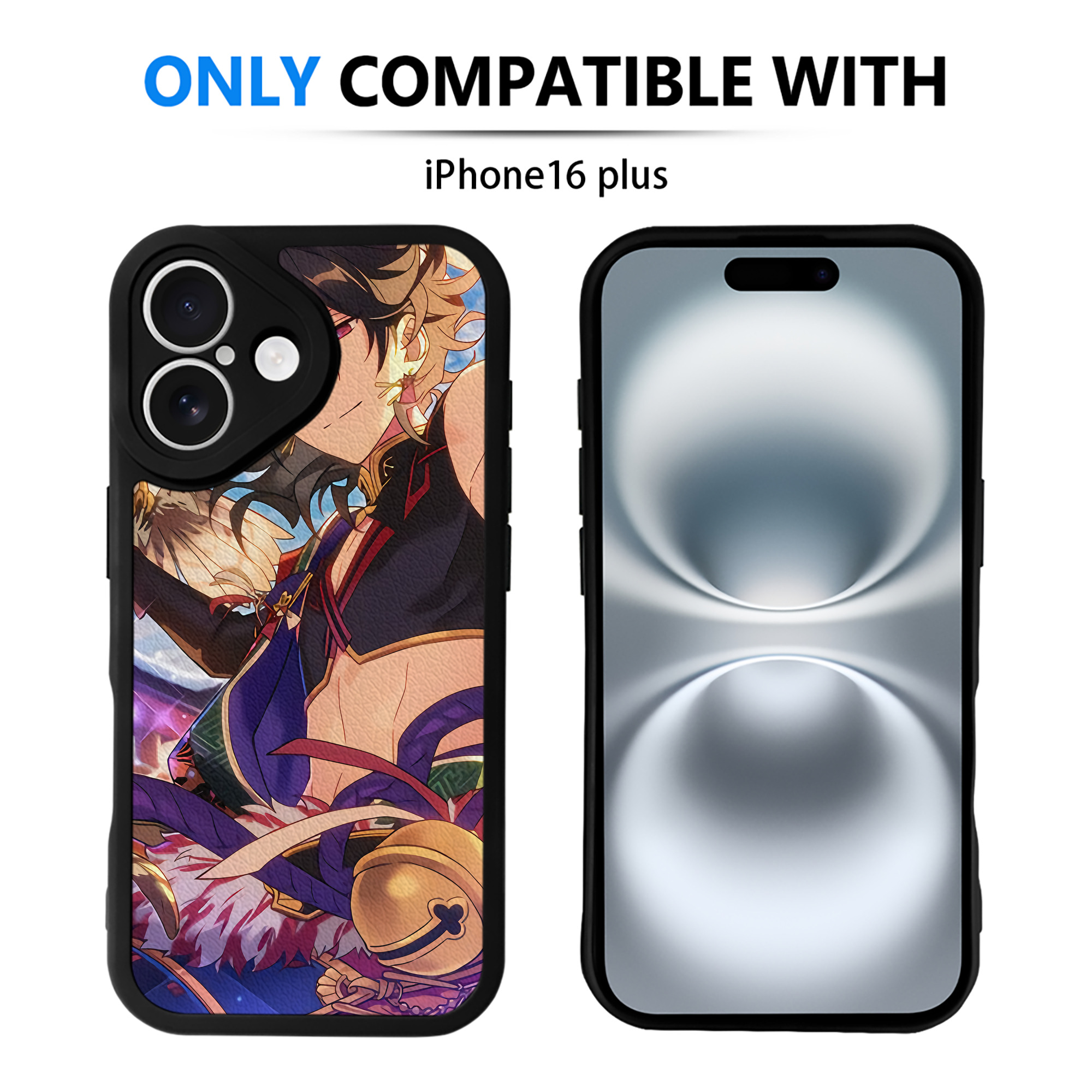 （画像用） 刀剣乱舞 Touken Ranbu 【iPhone 16シリーズ対応】シリコンスマホケース（レザー調） 材質：シリコン